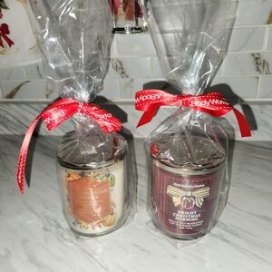 Sold Bath & Body Works Festive Candle Duo with Red Accents